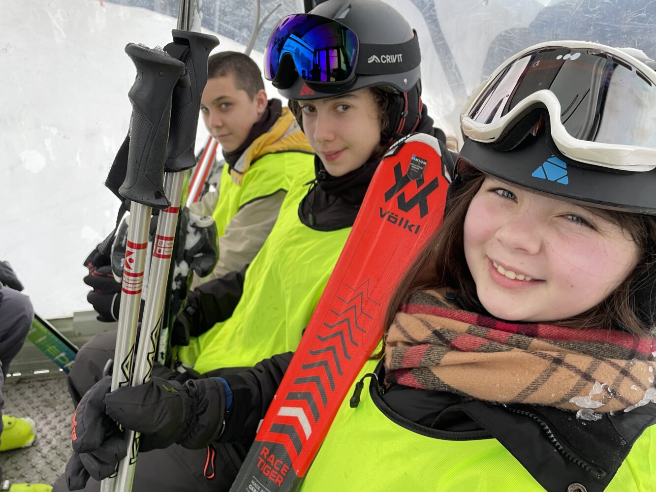 Premières glisses à Morzine