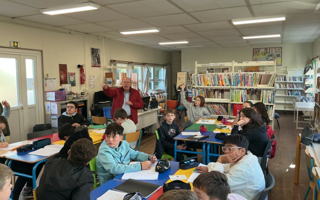Intervention en Histoire-géo pour les 5è